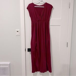 Maxi maternity dress